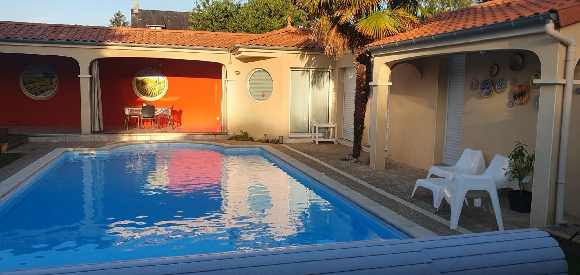 A La Topaze #Gite Calme #3 Pers #Piscine Privee #Cholet #Wifi Haut Debit #Preau #Cholet #Parc Japonais #Puy Du F Ou Le May-sur-Evre Exterior foto